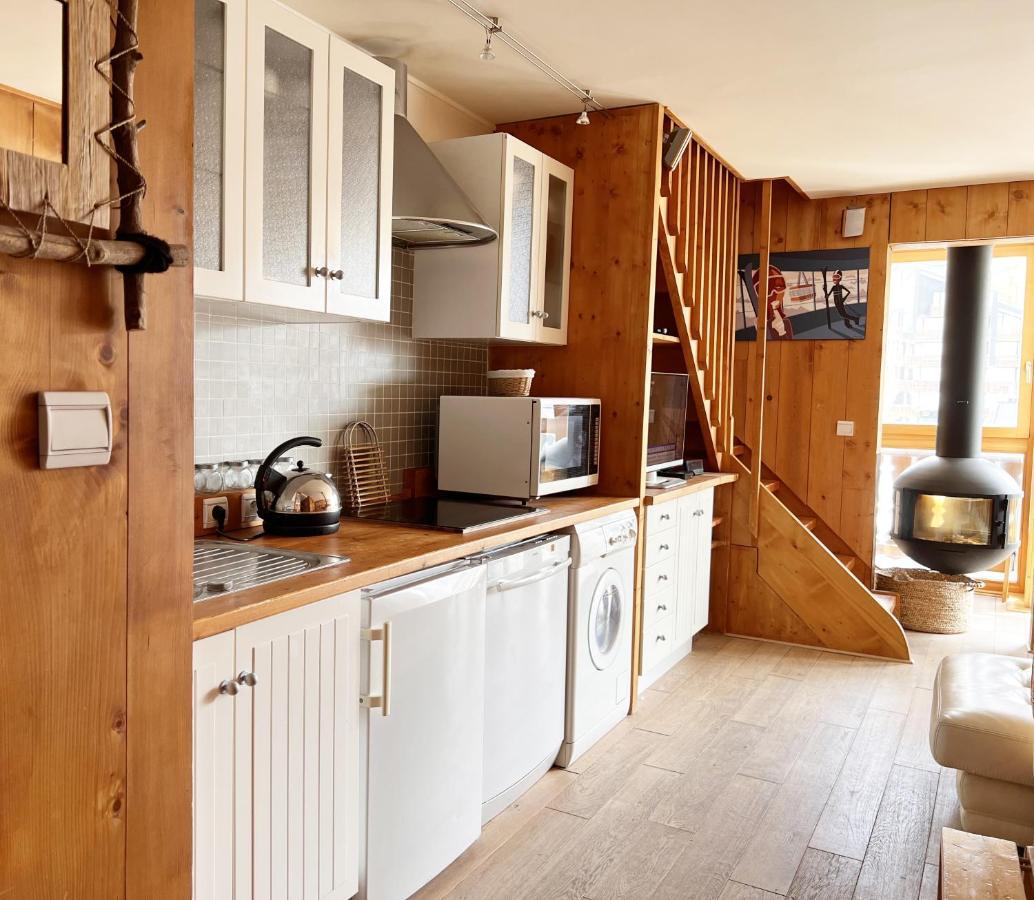Dernier Etage Avec Vue Sur Les Montagnes Emplacement Exceptionnel Au Coeur De Val Thorens Ski Aux Pieds Prestations Incluses Exterior foto